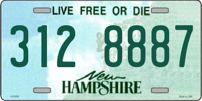 NH license plate 3128887