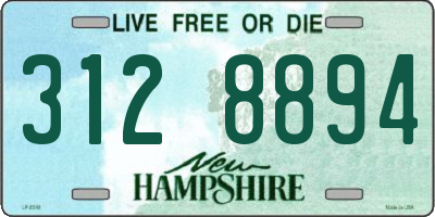 NH license plate 3128894