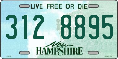 NH license plate 3128895