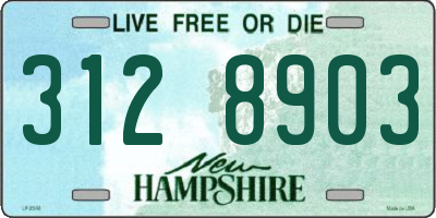 NH license plate 3128903