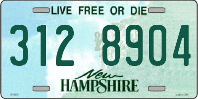 NH license plate 3128904