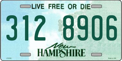 NH license plate 3128906