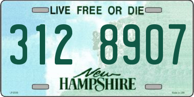 NH license plate 3128907