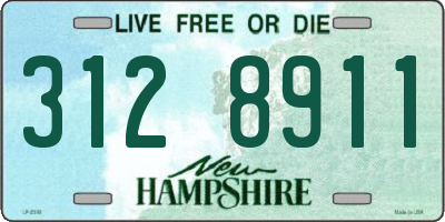 NH license plate 3128911