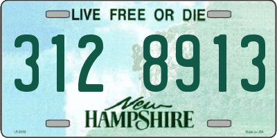 NH license plate 3128913
