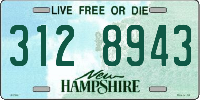 NH license plate 3128943