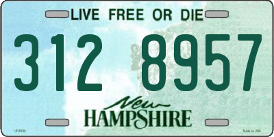 NH license plate 3128957