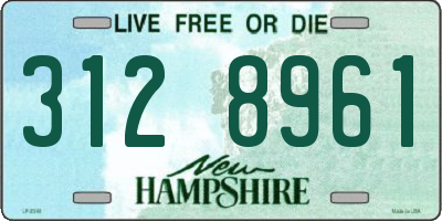 NH license plate 3128961