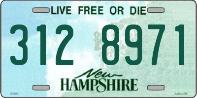 NH license plate 3128971