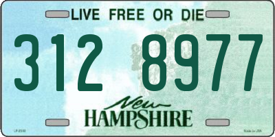 NH license plate 3128977