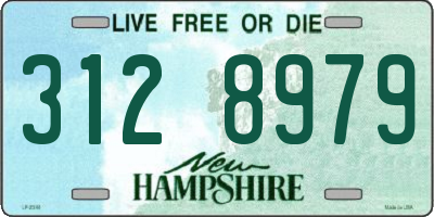 NH license plate 3128979
