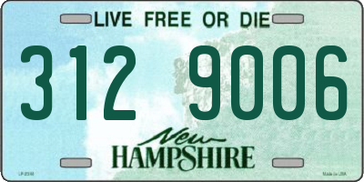 NH license plate 3129006
