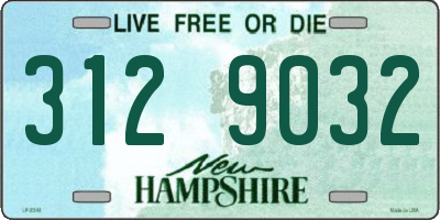 NH license plate 3129032