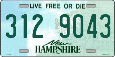NH license plate 3129043