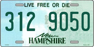 NH license plate 3129050
