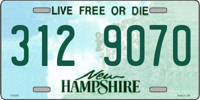 NH license plate 3129070