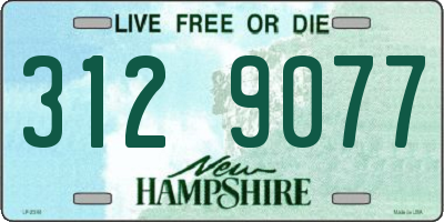 NH license plate 3129077