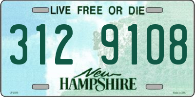 NH license plate 3129108