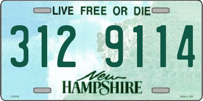 NH license plate 3129114