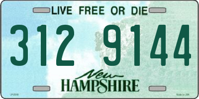 NH license plate 3129144