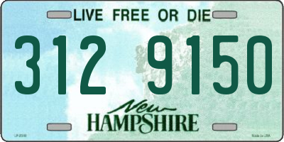 NH license plate 3129150
