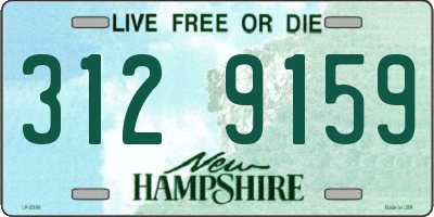 NH license plate 3129159