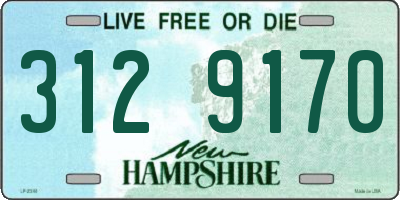 NH license plate 3129170