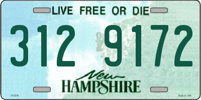 NH license plate 3129172
