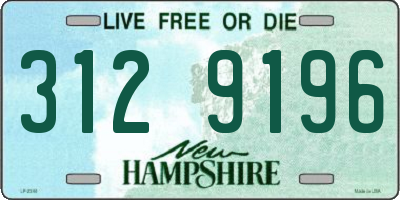 NH license plate 3129196
