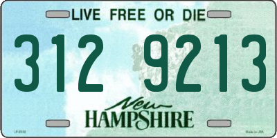 NH license plate 3129213
