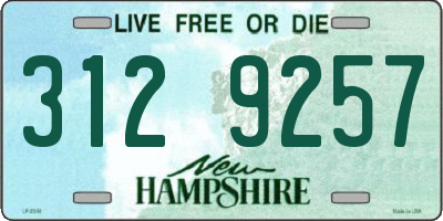 NH license plate 3129257