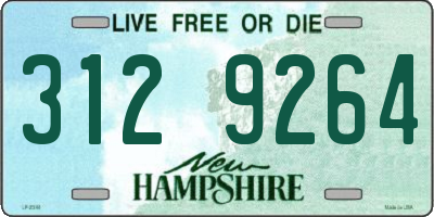 NH license plate 3129264