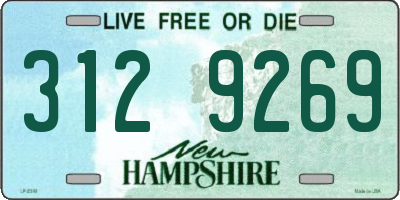 NH license plate 3129269