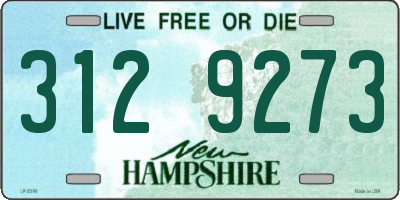 NH license plate 3129273