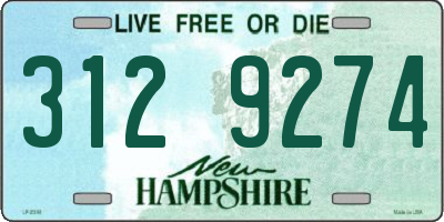NH license plate 3129274