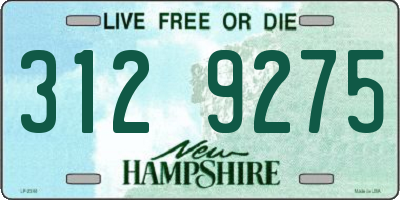 NH license plate 3129275