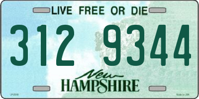 NH license plate 3129344
