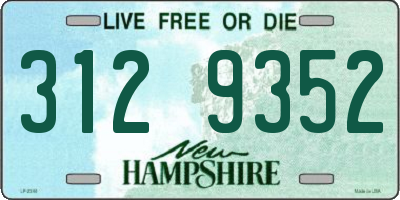 NH license plate 3129352