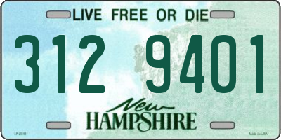 NH license plate 3129401