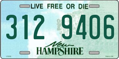 NH license plate 3129406