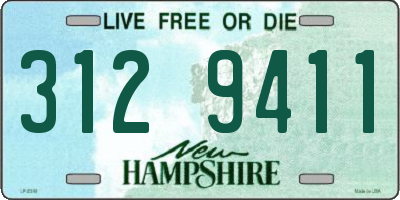 NH license plate 3129411