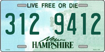NH license plate 3129412