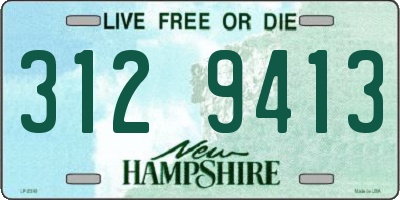 NH license plate 3129413