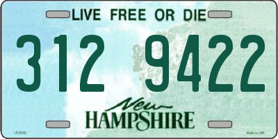 NH license plate 3129422
