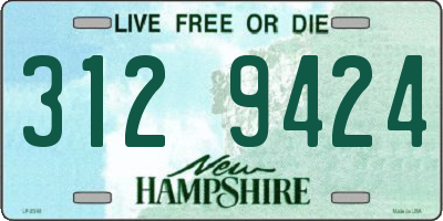 NH license plate 3129424