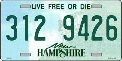 NH license plate 3129426