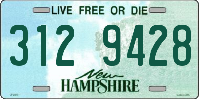 NH license plate 3129428