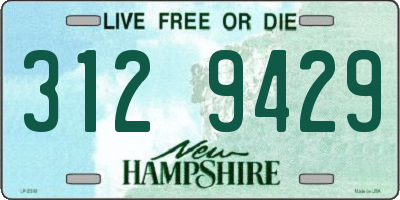 NH license plate 3129429