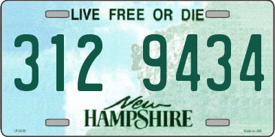 NH license plate 3129434