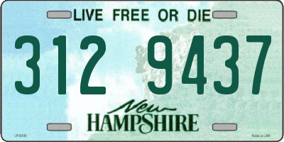 NH license plate 3129437